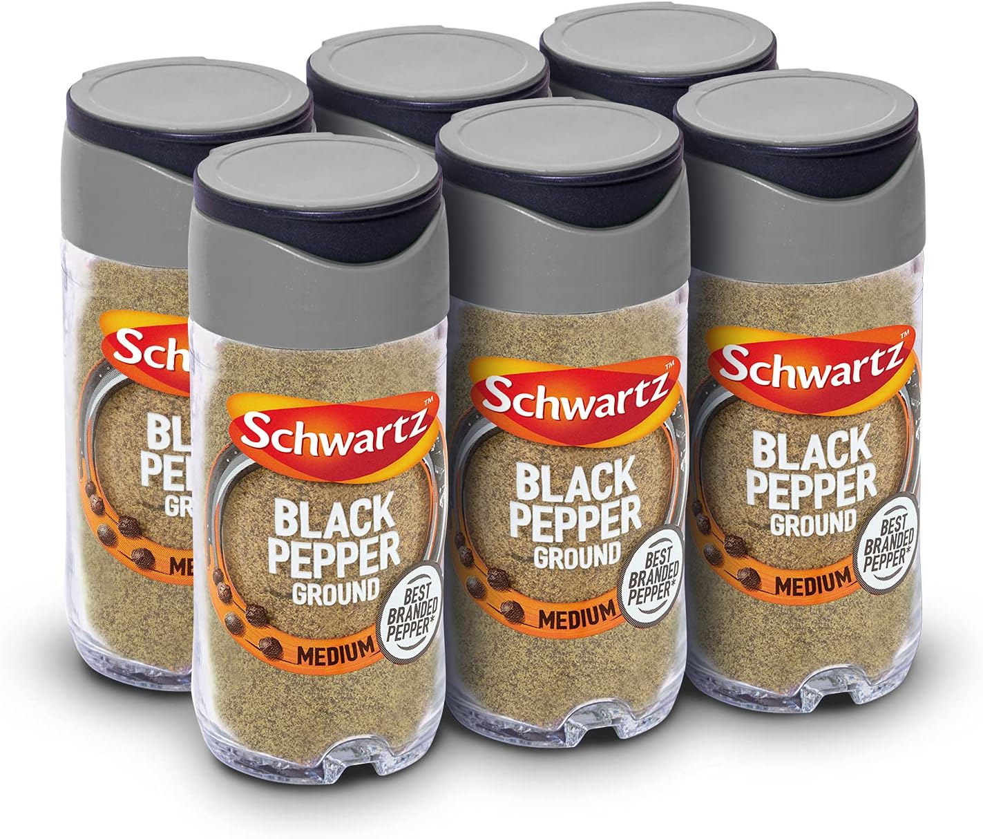 Schwartz Ground Black Pepper (33g) - Pack of 6