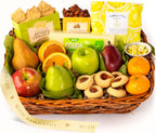 A Gift Inside Sympathy Orchard Delight Fruit and Gourmet Gift Basket
