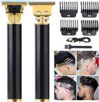 candyfouse Professional Beard Trimmer for Men, Hair Clippers with 4 Limit Combs, Cordless Rechargeable with LCD Display, Approaching Zero Gapped Cutting Grooming Kit
