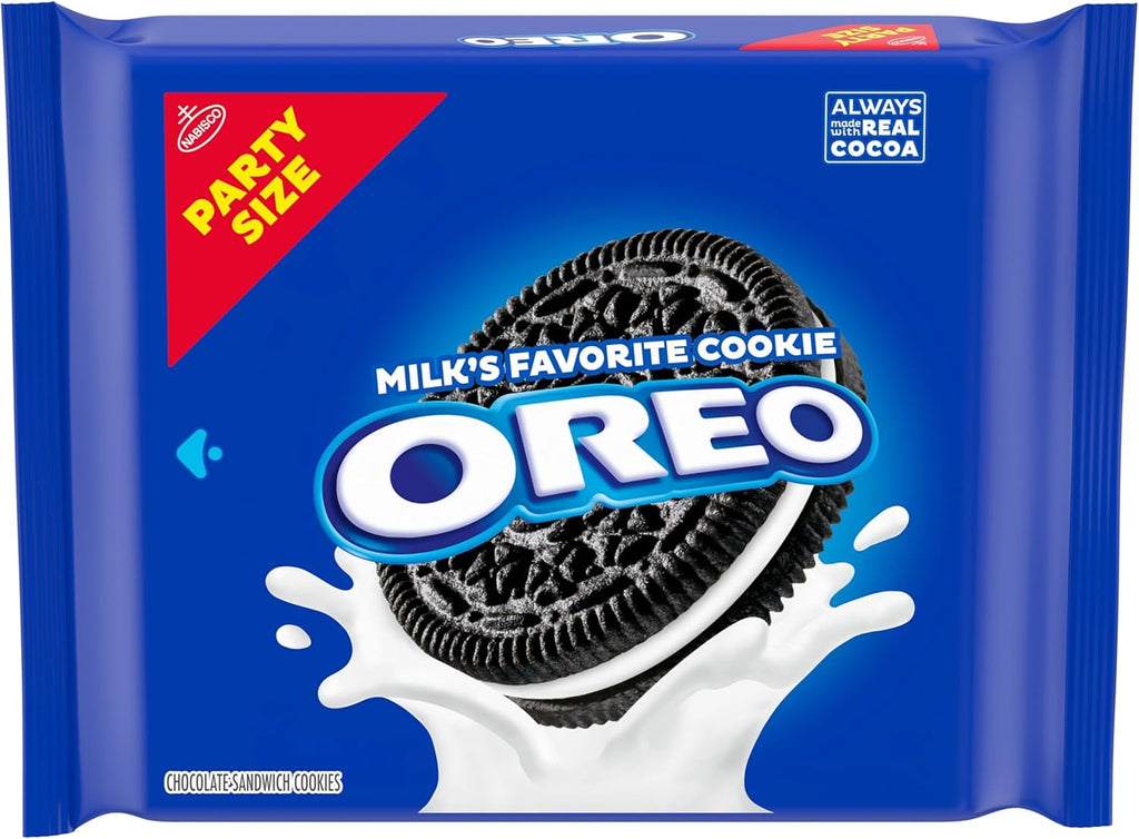 OREO Chocolate Sandwich Cookies, Party Size, 24.16 oz