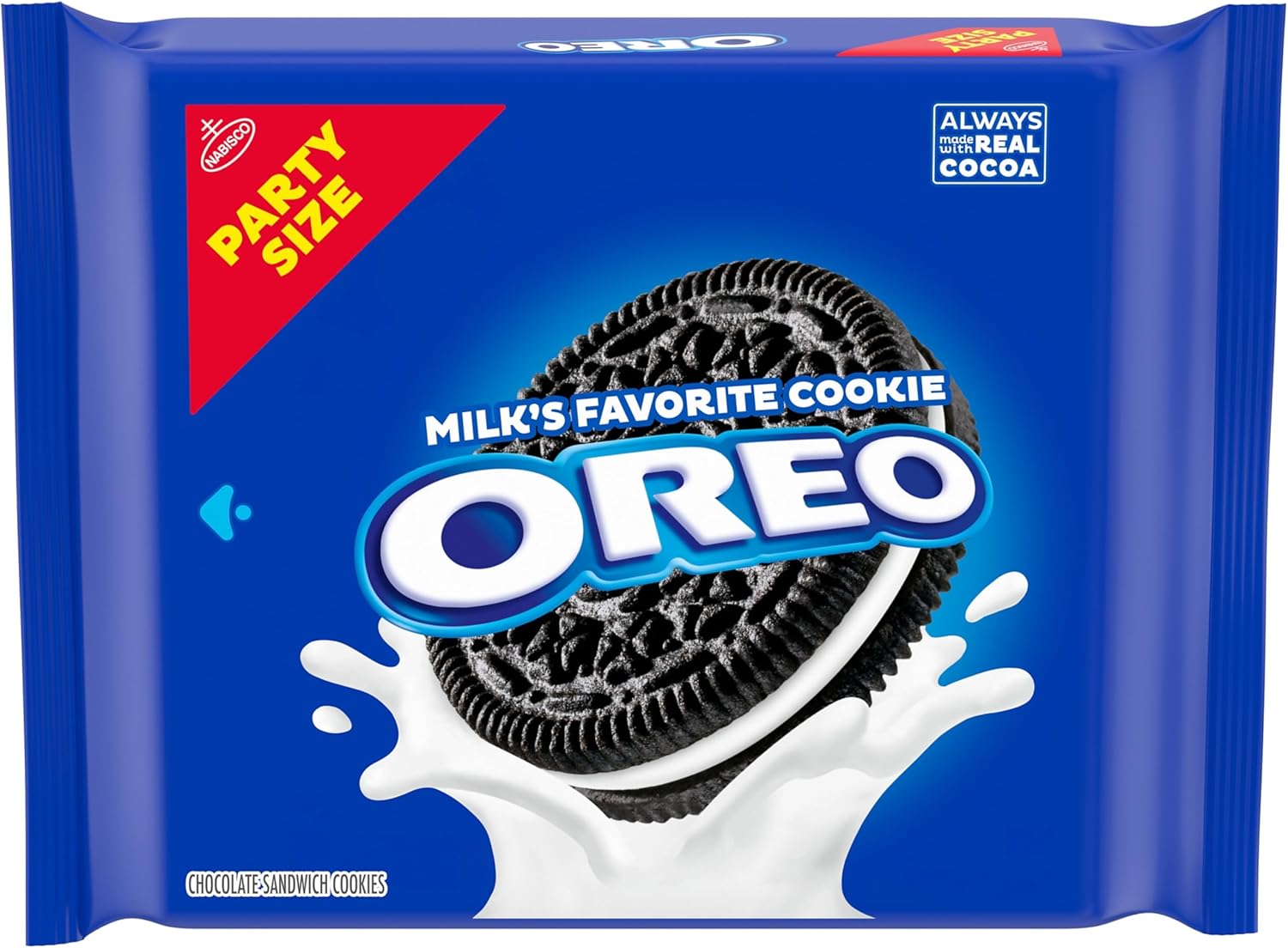 OREO Chocolate Sandwich Cookies, Party Size, 24.16 oz