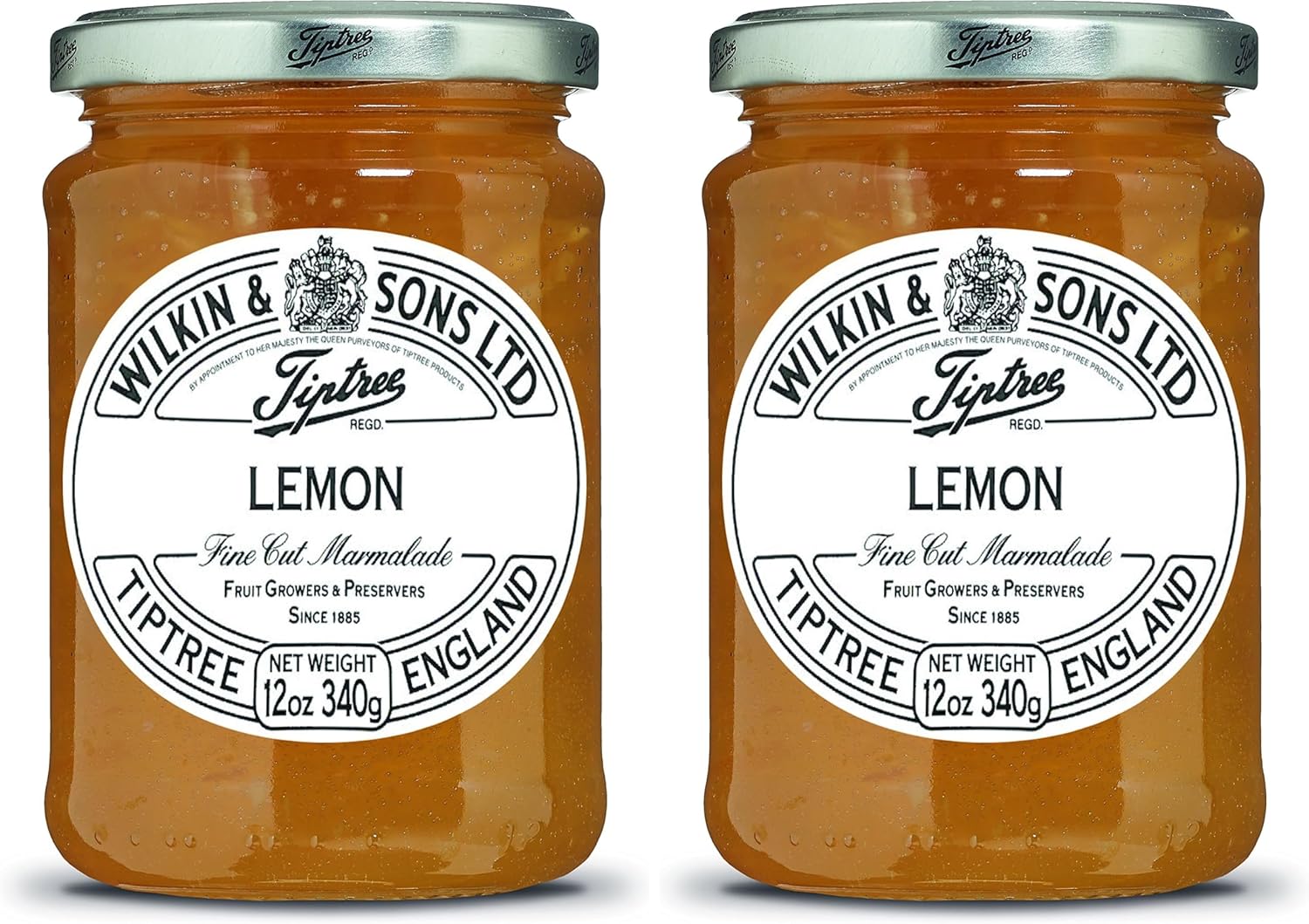 Tiptree Lemon Marmalade, 12 Ounce Jar (Pack of 2)