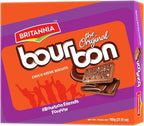 BRITANNIA Bourbon the Original - Choco Creme Biscuits 27.51oz (780g) - Smooth Chocolate Cream Biscuits for Breakfast & Snacks - Topped with Sugar Crystals (Pack of 1)