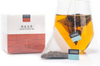 ChaWuWarmSun ChenPi & White Tea Bags,16 Tea bags,8 Count/Box(Pack of 2),3 Years Old ChenPi with ShouMei White Tea Loose Leaf
