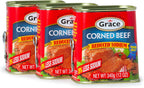 Grace Corned Beef Reduced Sodium 12 oz (3 Pack)