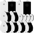 20-Pack Self-Adhesive Electrode Pads for TENS/EMS Unit, Replacement Pads for TENS Massager and Muscle Stimulation, Compatible with TENS EMS Devices Using 3.5mm Snap Connector