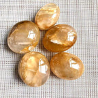 Natural Stones Quartz Minerals Gemstones Crystals Massage Palm Gems Home Decoration,Golden Healer,40-60mm