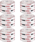 WAR Tape EZ Rip Premium Athletic Medical Sports Tape | No Sticky Residue | 30 ft Rolls | Best for Athletes & Trainers | Ideal for Fingers, Ankles, Wrists, and Equipment | 1.5 Inch (Pack of 6)