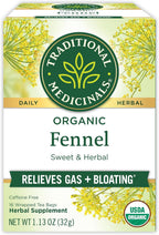 Traditional Medicinals Tea, Organic Fennel, Promotes Healthy Digestion, 16 Tea Bags