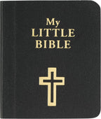 My Little Bible 2” Standard Edition - Selections of Key Verses From Every Book, Tiny Palm-size OT NT Scripture for Ministry Outreach, Classic 1769 KJV Text, 2" x 2.5”, Black