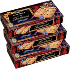 Campbells Shortbread Chocolate Chip Fingers Carton 4.41 Oz (Pack of 3) - Pure Butter Choc Chip Cookies, Traditional Scottish Shortbread Cookies from Scotland, British Tea Biscuits & Scottish Gift Box