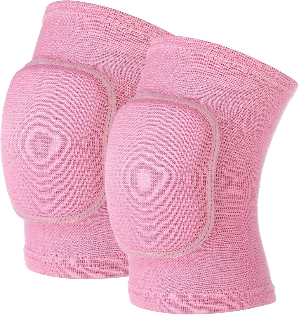 Pair of Elbow Pads with Thicken Sponge Padding Breathable Elbow Wraps Arm Brace Support Fitness Tendonitis Support Strap for Kids Child Girls Boys Teens Men and Women