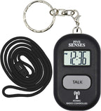 FIVE SENSES Atomic Talking Key Chain for Women Men Elderly Visually Impaired Cute Smart Keychain Multiple Alarm Clock Watch 1281S