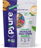 Pyure Organic Stevia Blend | Granulated Sugar Substitute with Zero Calories & Carbs | Keto, Diabetic & Vegan Friendly | Sugary Taste Alternative | USDA Organic, Non-GMO | Erythritol Free | Good For Baking | 2.5lb (40oz)