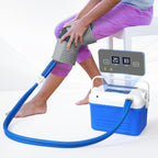 Cold Therapy Machine - Quiet Cryotherapy Device for Knee & Shoulder Surgeries - Effective Pain Relief & Recovery - Auto Timer, Compact