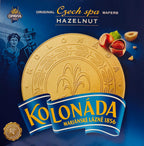 Opavia Tradicni lazenske oplatky Kolonada 175g Original Czech Spa Round Wafers with Nuts Filling (3-Pack)