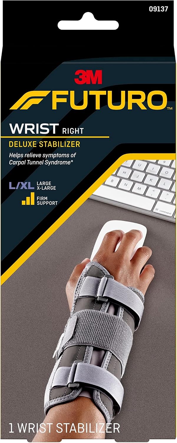 FUTURO Deluxe Wrist Stabilizer Right Hand, L/XL