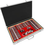 Eye Protection Accessories Set, 266 Pcs Optical Trial Lens Set Metal Rim Optometry Kit Case with Free Trial Frame, Aluminum Case