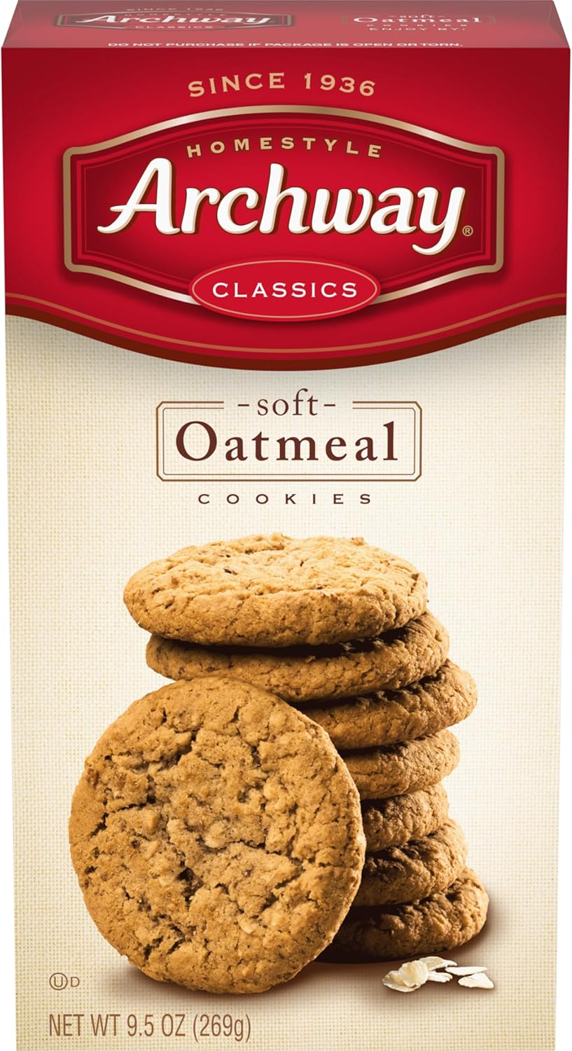 Archway Cookies, Classic Soft Oatmeal Cookies, 9.5 Oz
