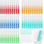 Patelai 350 Pieces Interdental Brush Tooth Floss Tooth Cleaning Tool Toothpick Dental Flossing Head Oral Flosser Refill Dental Flosser Toothpick Cleaners