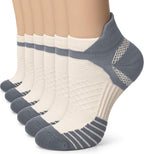 Iseasoo Copper Ankle Compression Socks - Low Cut Arch Support Socks for Men & Women, Running, Nurses, Plantar Fasciitis Socks