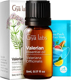 100% Pure Valerian Essential Oil - 0.17 Fl Oz - Valerian Oil for Hair, Skin, Diffuser, Aromatherapy & DIY Candle Making Scent