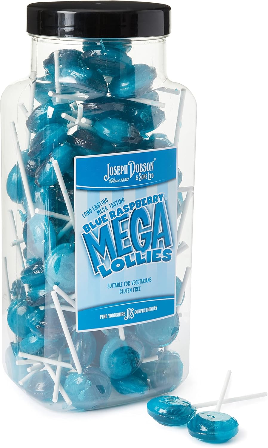 Joseph Dobson & Sons Blue Raspberry Mega Lollies 1.99 kg