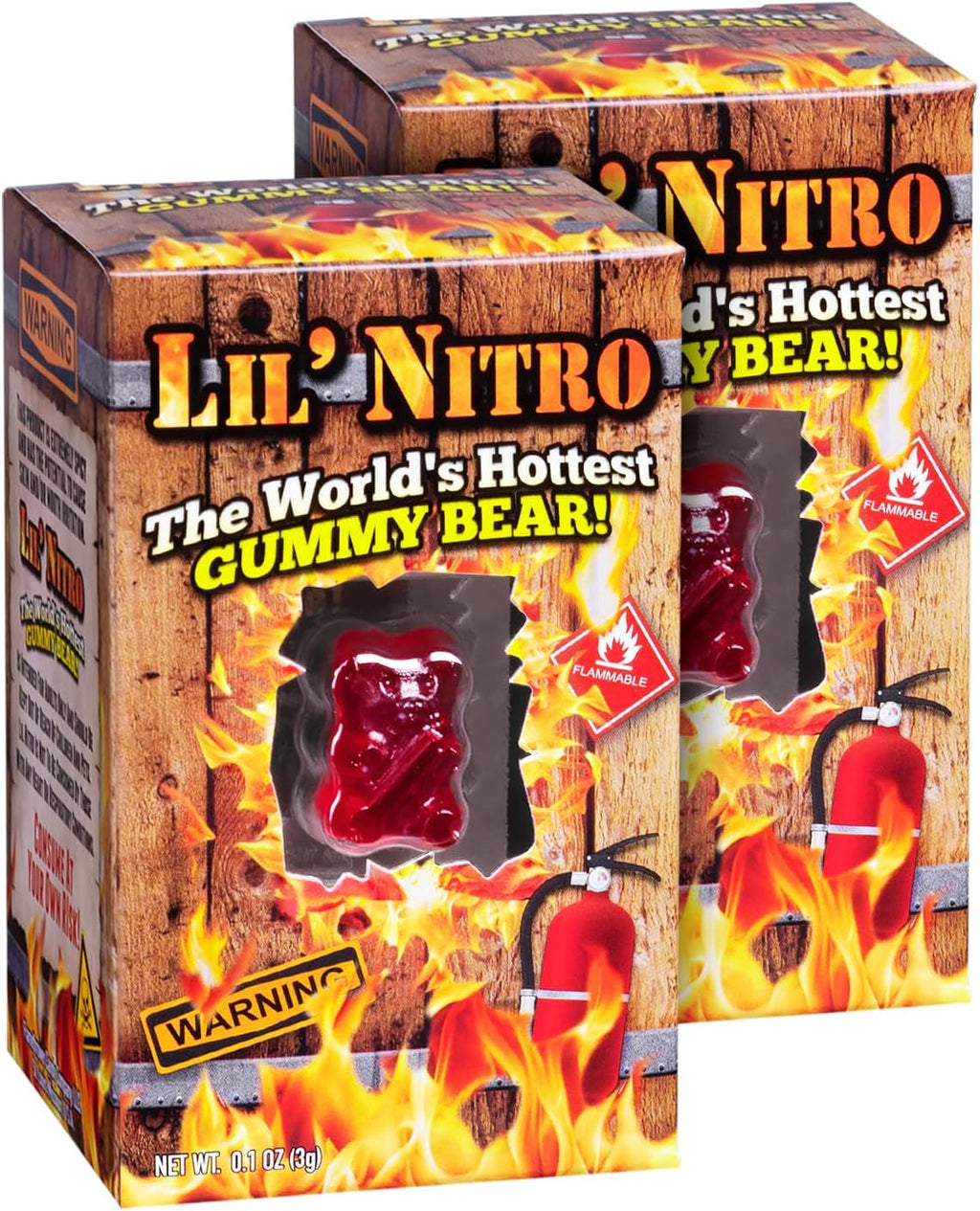 Lil' Nitro: The World's Hottest Gummy Bear, 2-Pack