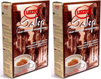 Lezzo Salep, Turkish Flavored Instant Drink, 2 pack of 200g/7.05oz boxes