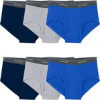 Men's Breathable Cotton Micro-Mesh Briefs, Assorted 4 Pack