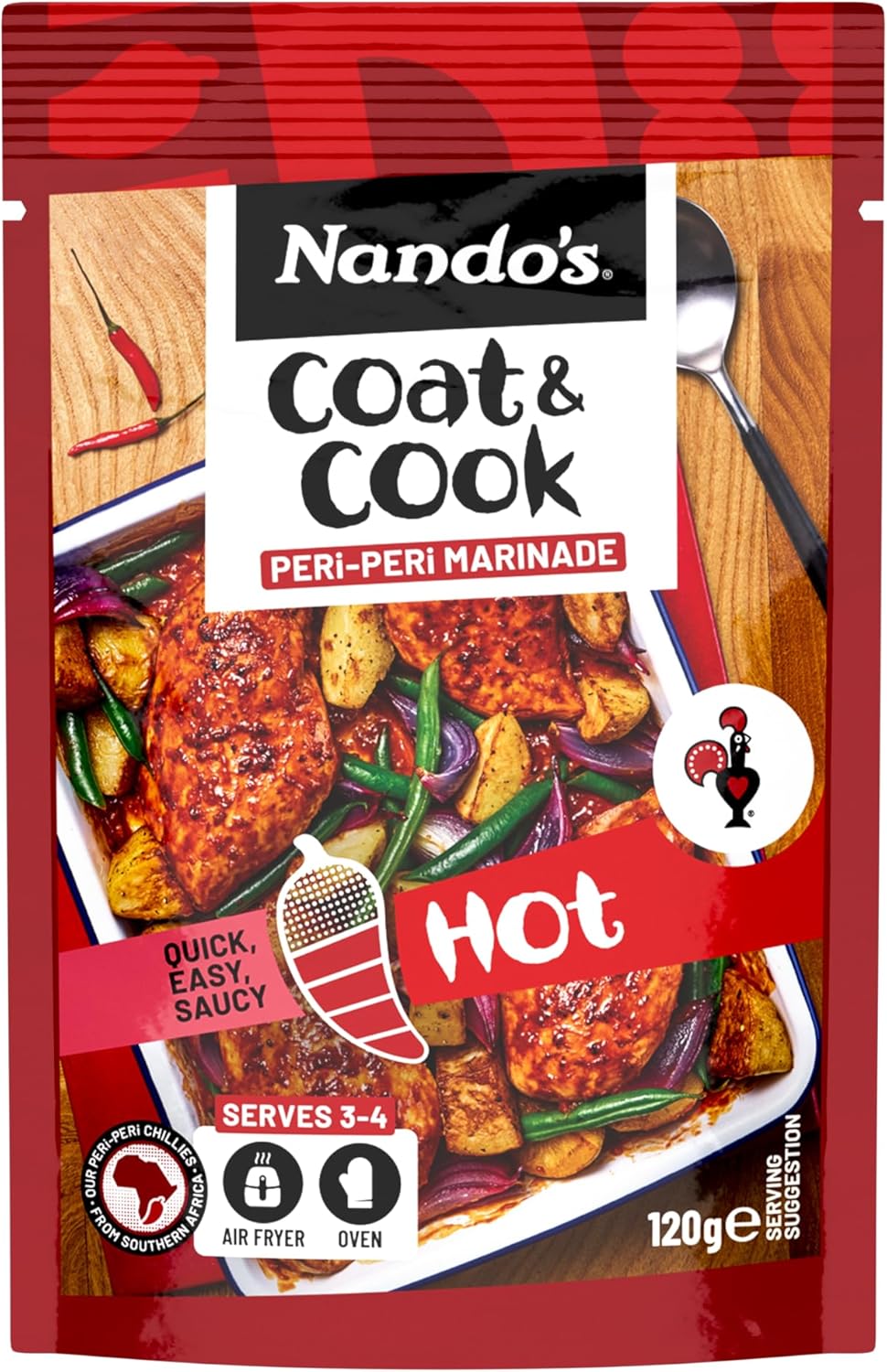 Nando's Peri Peri Chicken Original Hot Coat N Cook 120g