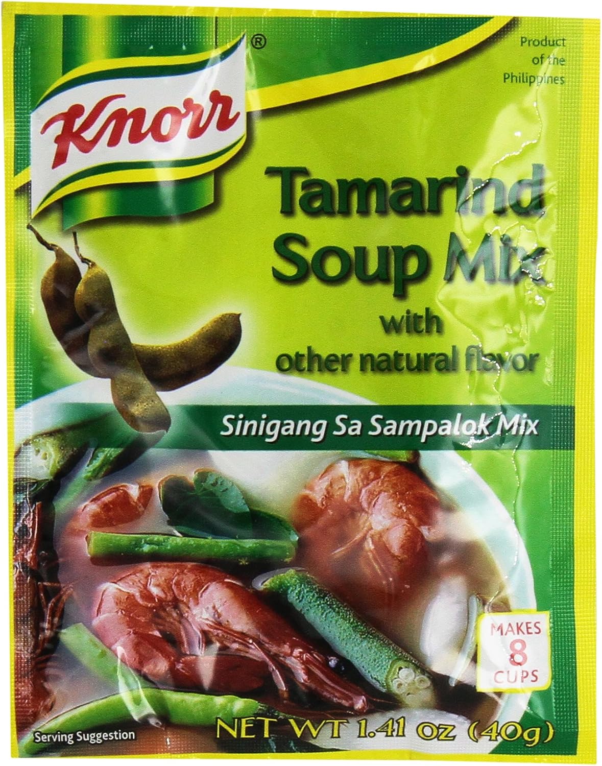 Knorr Tamarind Soup Mix (Sinigang sa Sampalok Mix), 1.41oz (40g), 14-pack