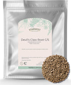 Starwest Botanicals Devil's Claw Root - Dried Herb for Tea & Natural Herbal Blends, Pure Devil's Claw Root, Cut & Sifted, Wildcrafted, Certified Kosher - Bulk 1 lb Bag