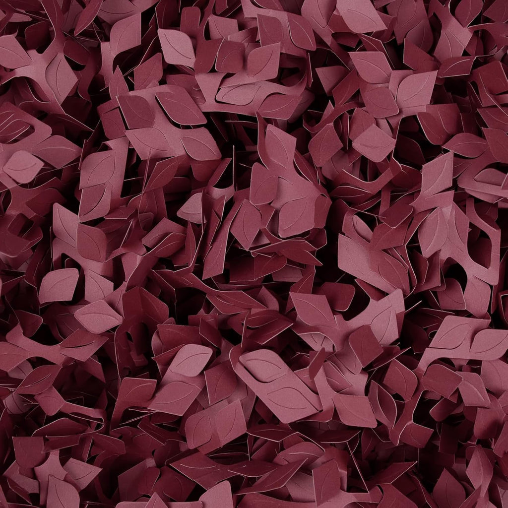 MALICPLUS Crinkle Cut Paper Shred Filler, 1 LB for Gift Wrapping & Basket Filling Burgundy Shredded Paper Natural Craft Bedding Basket Filler Shred