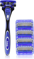 Schick Hydro 5 Shaving Starter Set - 1 Razor & 5 Refills for Men