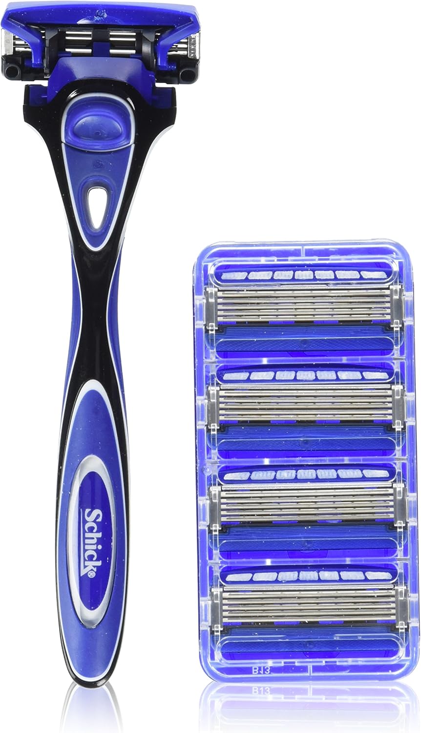 Schick Hydro 5 Shaving Starter Set - 1 Razor & 5 Refills for Men