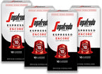 Segafredo Zanetti Espresso Capsules – Aluminum Pods for Nespresso Original Machines – Medium-Dark Roast Premium Espresso with a Rich Aroma – Balanced, Intensity 10 – Encore, 10 Count (Pack of 4)