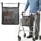 Walker Side Bag Walker Bags Folding WalkerLightweight Side WalkerBasket Organizer Mesh Bags for Most Walkers WithSide Bar for Seniors Rollator Accessories
