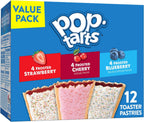 Pop-Tarts Toaster Pastries, Breakfast Foods, Kids Snacks, Variety Pack (12 Pop-Tarts)