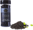 Cerez Pazari Nigella Seeds 7 oz, Black Cumin Seeds, Black Caraway Nigella Seeds, Natural Nigella Sativa, Vegan Kalonji, Non-GMO, Gluten-Free, Easy To Use Flapper Spice Cap