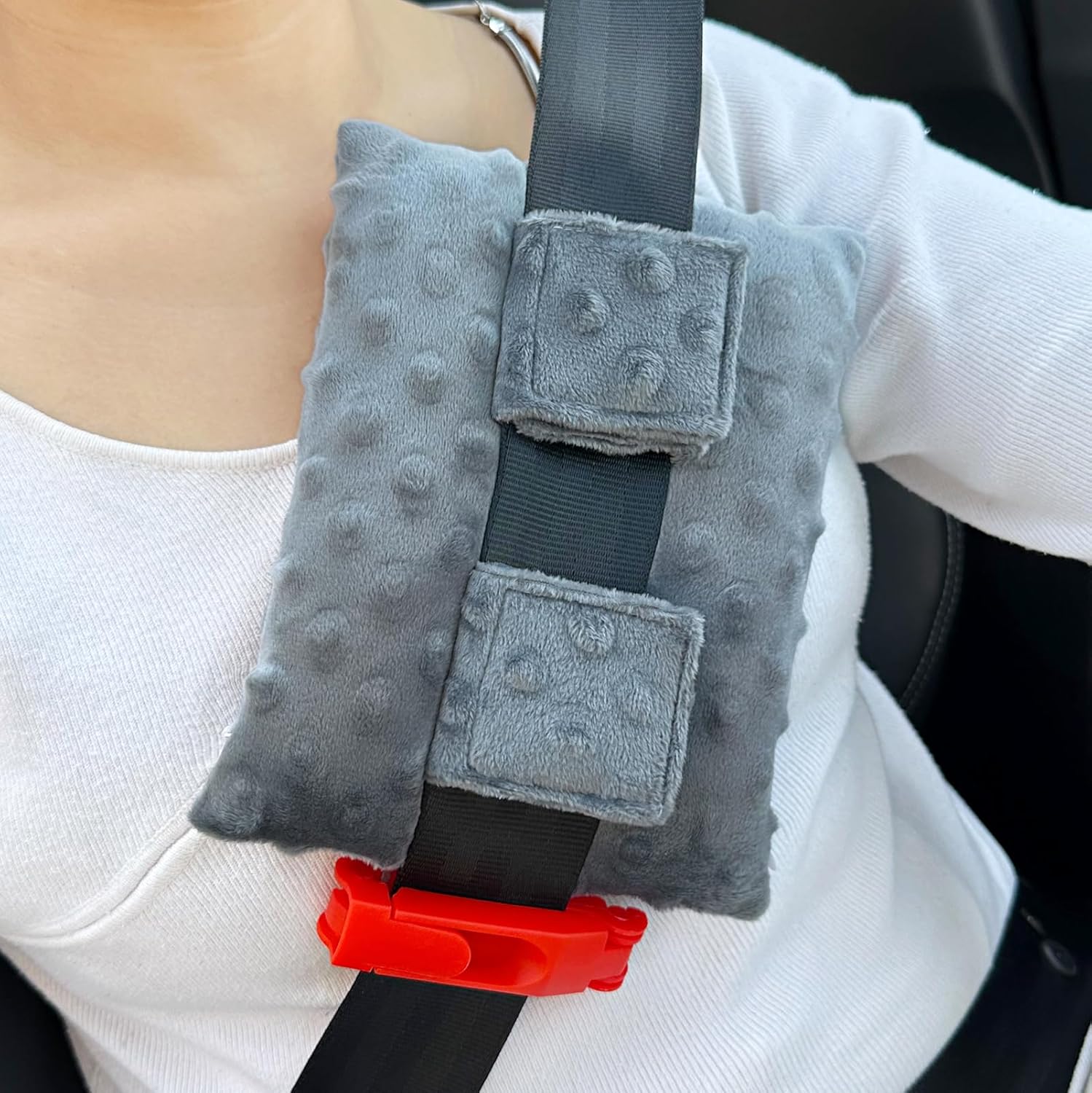 Little Port Pillow Heart Surgery Pillows for Chemo Port After Open Heart Surgery Recovery Gifts Bypass Pacemaker Must Haves Protector Cushion Minky Dot Dark Gray
