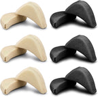 6 Pairs Soft Sponge Breathable Toe Filler Inserts Adjustable Shoe Filler Unisex Shoe Too Big Inserts Reusable Big Toe Plug Foot Brace Shoes Pad Fit Foam Cushion for High Heel Casual Sports Boot Women