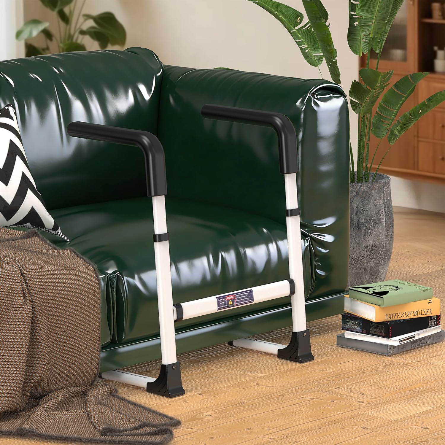 Couch Stand Assist for Elderly, Adjustable Chair Assist for Elderly Sit to Stand, Heavy-Duty Senior Lifting Devices & Standing Aids for Seniors, 400lbs Capacity, White