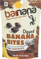 Barnana Dipped Banana Bites, Dark Chocolate, 3.5 Oz