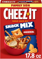 Cheez-It Snack Mix, Lunch Snacks, Family Size, Original, 17.8oz Box (1 Box)