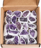 JIC Gem Amethyst Clusters Natural Raw Amethyst Geode Rock Healing Crystals Cluster Witchcraft Gemstone Specimen