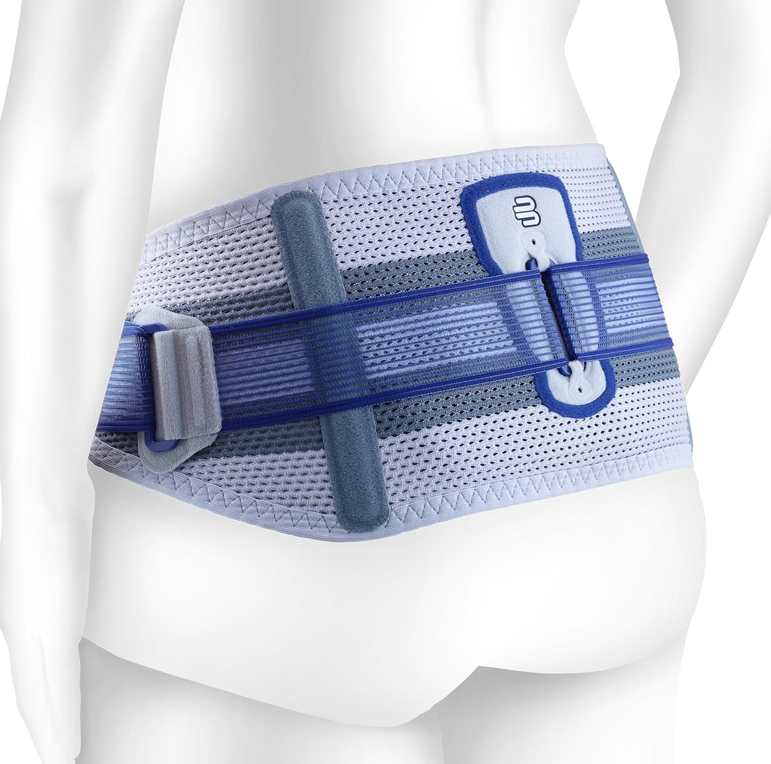 Bauerfeind SacroLoc Back Support - Brace for Pain Relief and Support from Sitting or Standing Too Long, Helps Stabilize & Relieve Pressure in The Sacroiliac Joints - Size 1