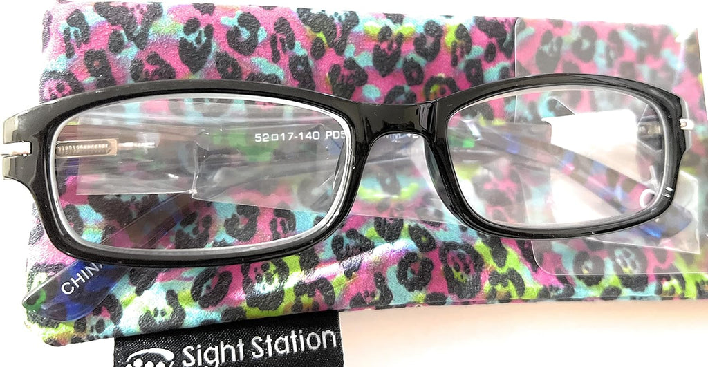 Foster Grant Sight Station Women's Alexa Rectangular Reading Glasses With Case +2.00