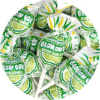 Charms Green Sour Apple Blow Pops, 1lb Bulk Bag (Approx 22), Green Apple Sour Candy Gum Filled Lollipops, Individually Wrapped Bulk Hard Candy, The Hampton Popcorn & Candy Company