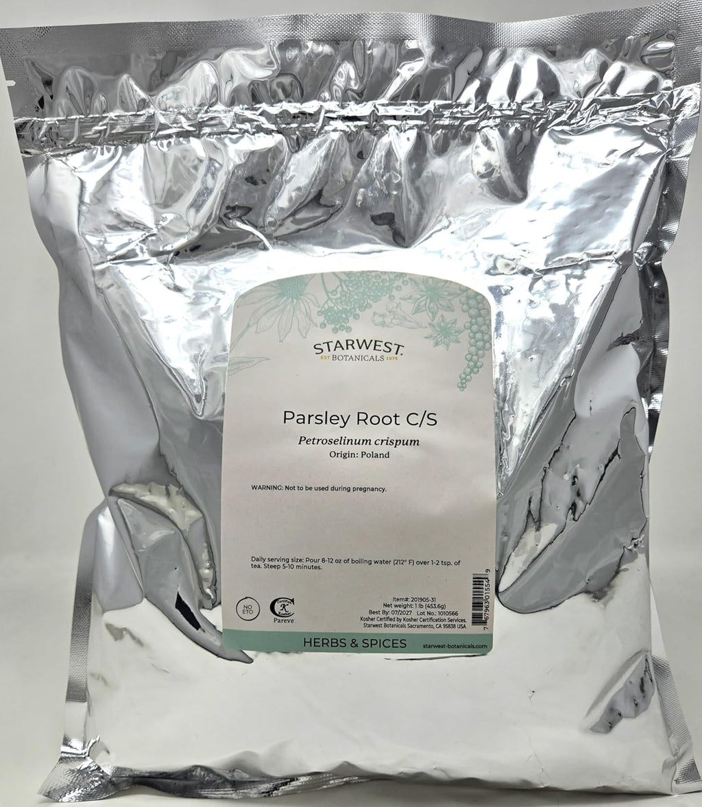 Starwest Botanicals Parsley Root Cut & Sifted, 1 Pound